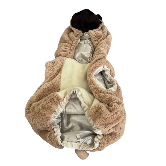 Kids Child Plush Puppy Dog Costume, Tan, size Small 2YO - Picture 3 of 3